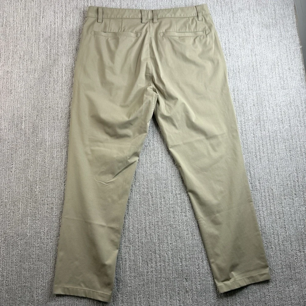 Rhone Commuter Slim Golf Pants Men's Size 33x27 Khaki